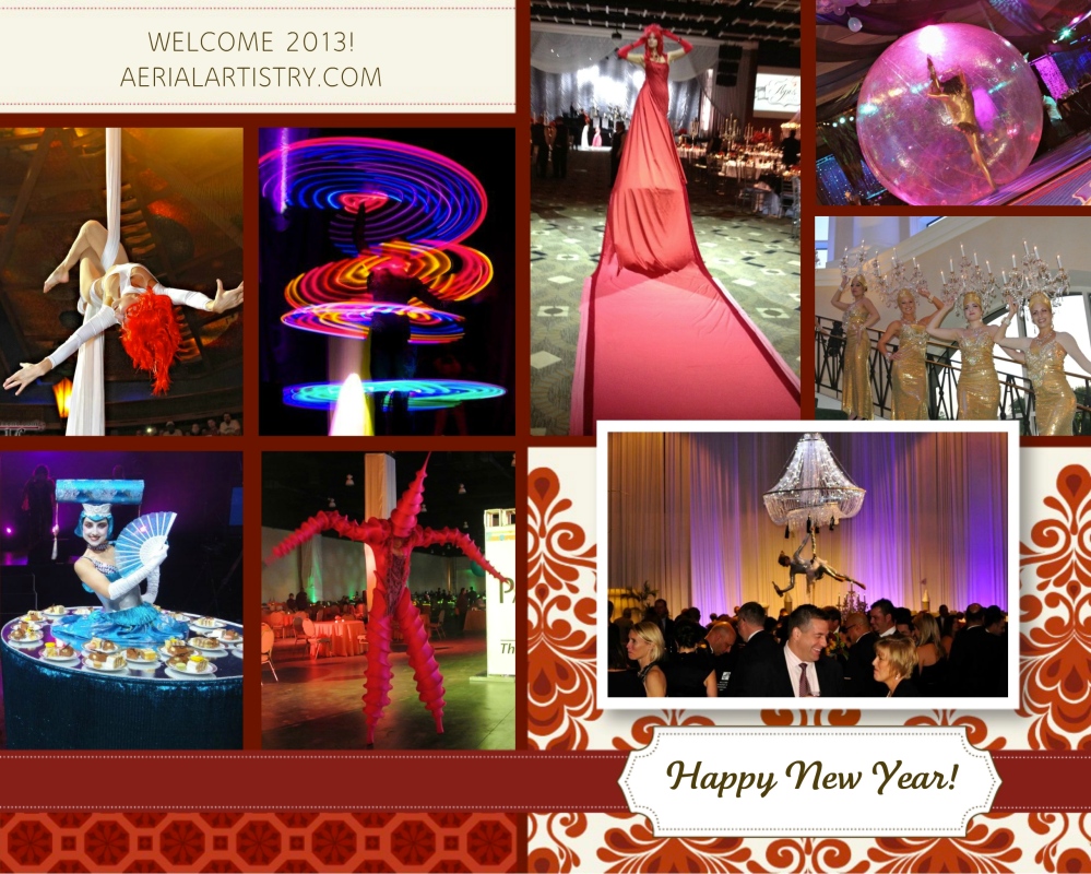 Welcome 2013! HAPPY NEW YEAR from AerialArtistry.com